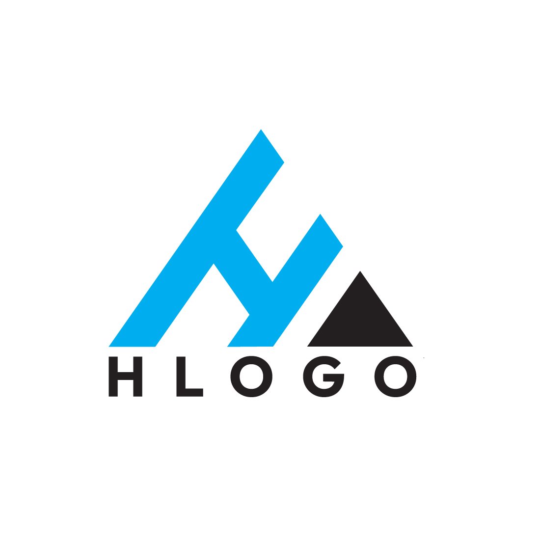 H Triangle Logo Design Collection - Elevate Your Brand Identity preview image.