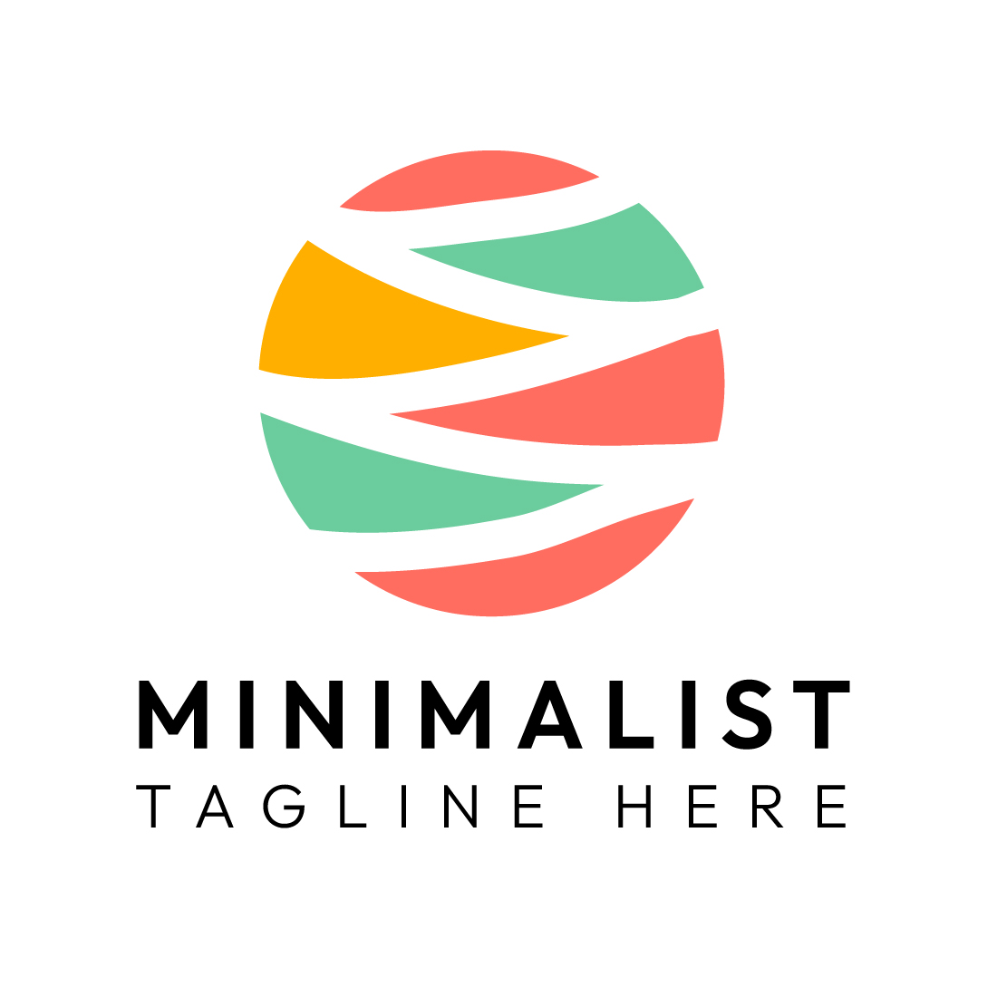 Minimalist Circle Logo Design Collection preview image.