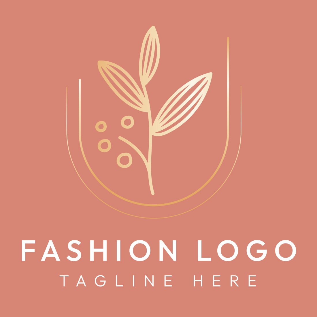 Minimalist Line Art Fashion, Beauty, and Nature Logo Design Bundle - Master Collection preview image.