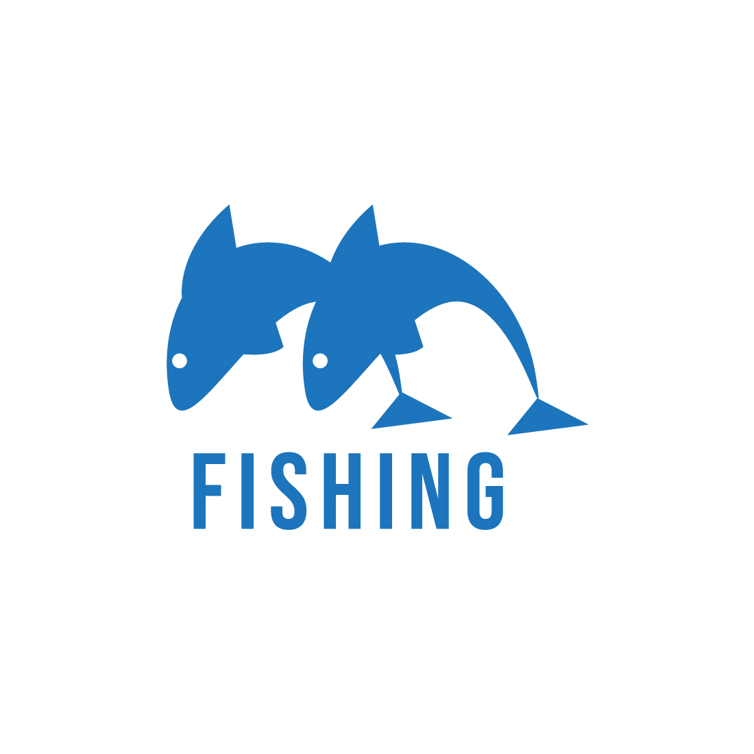 Fish Logo Design Bundle preview image.