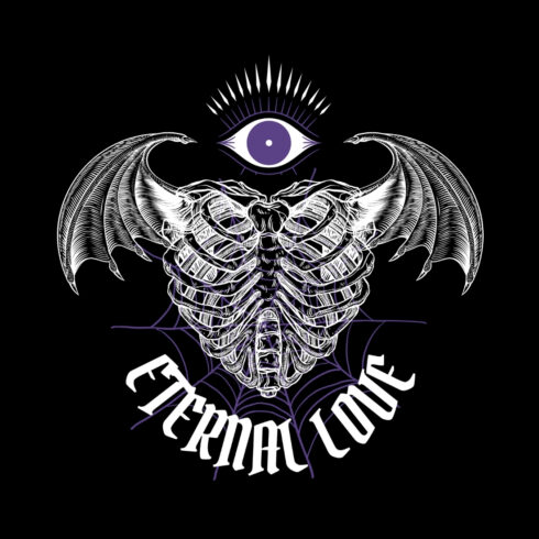 Eternal Love Design SVG, PNG cover image.