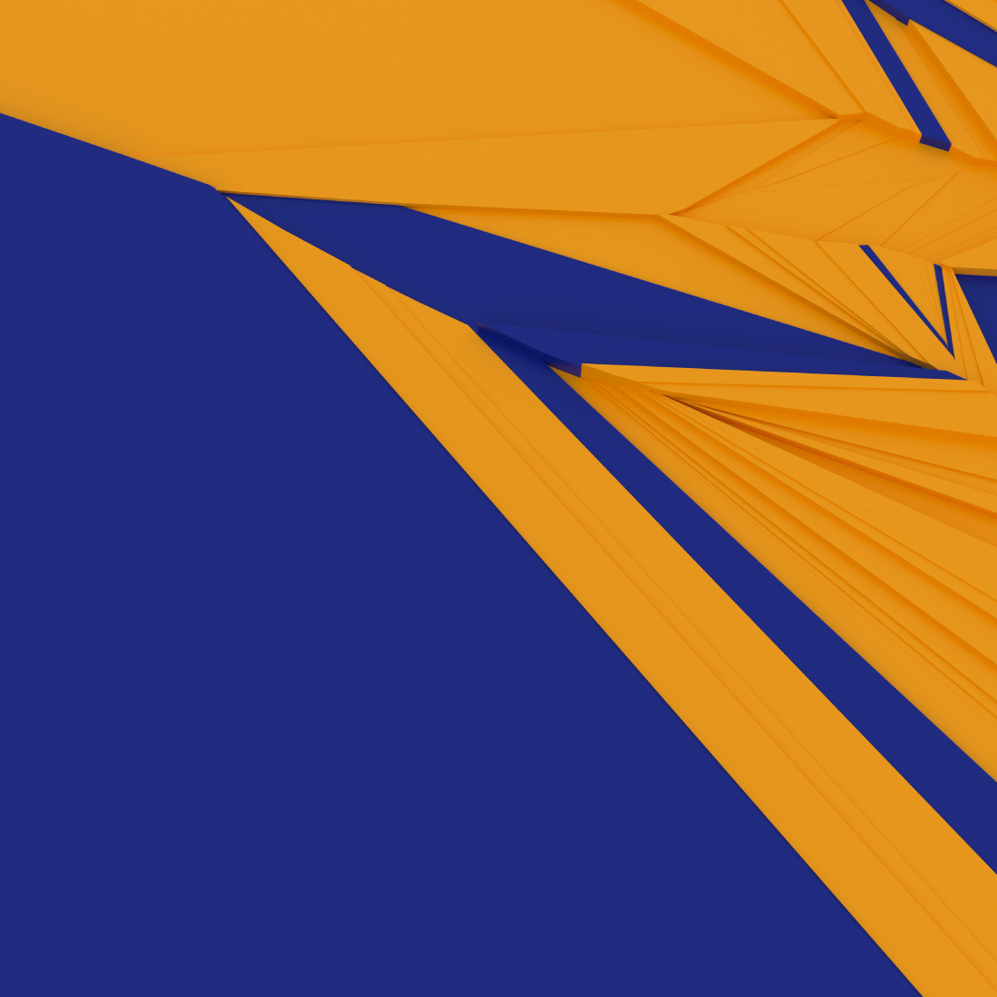 Abstract Voronoi Backgrounds Blue and Orange preview image.