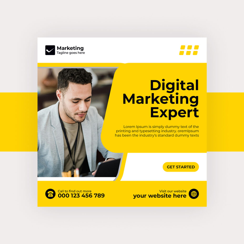 Social Media Post Design Template - MasterBundles