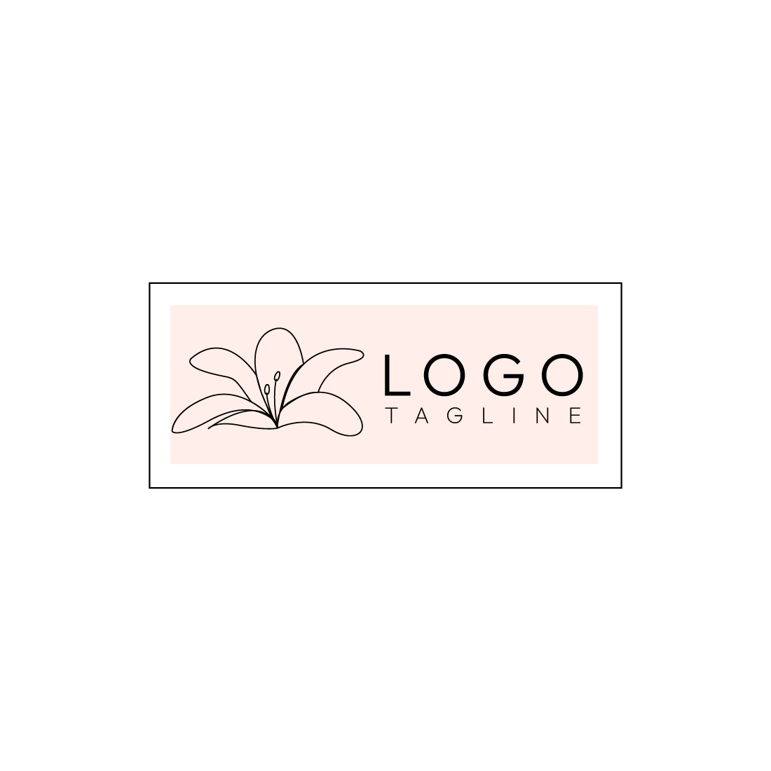 Elegant Minimalist Line Art Nature & Beauty Logo Design Master Bundle cover image.