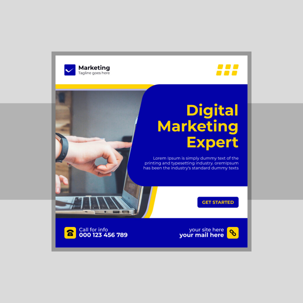 Social Media Post Design Template - MasterBundles