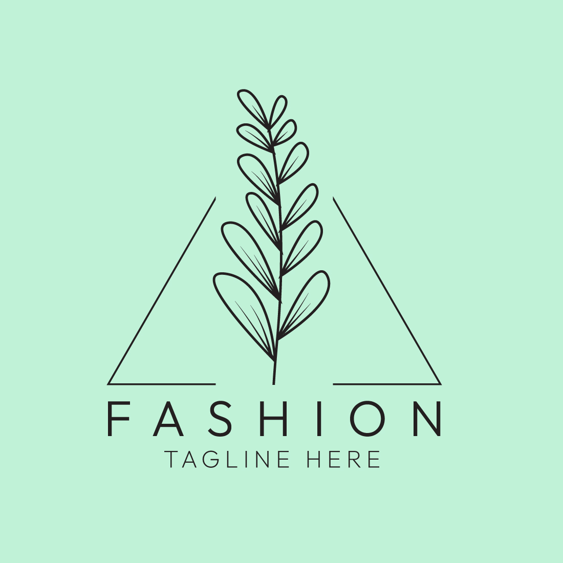 Minimalist Line Art Nature, Fashion, Beauty, Wedding Logo Design Master Bundle preview image.