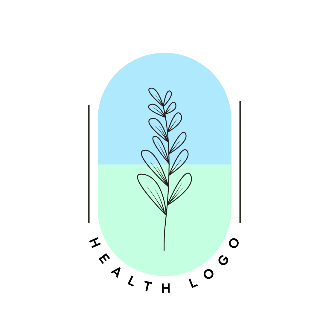 Minimalist Line Art Health Logo Design Bundle | Master Collection preview image.