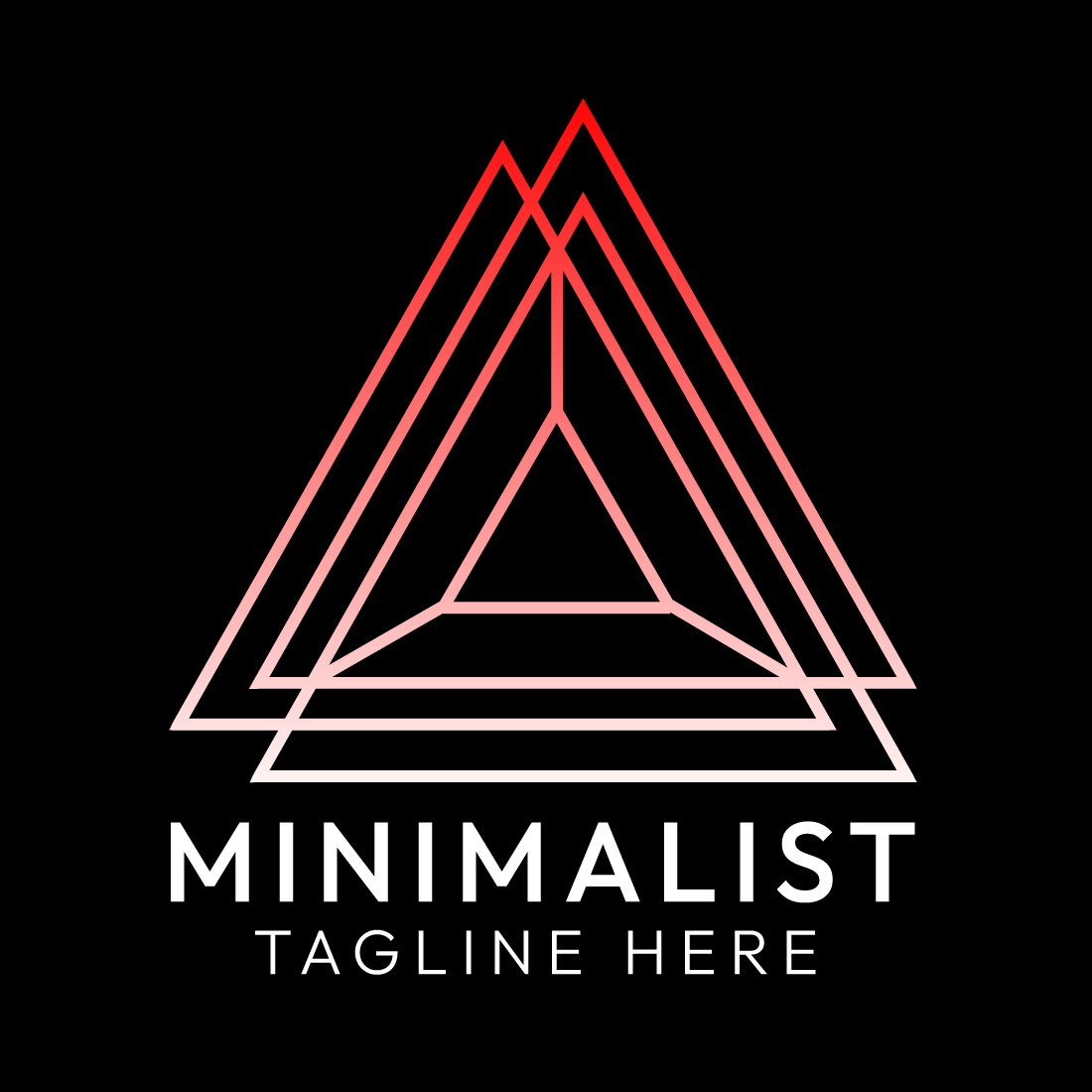 Minimalist Triangle Logo Design Bundle for Brands | Master Bundle cover image.