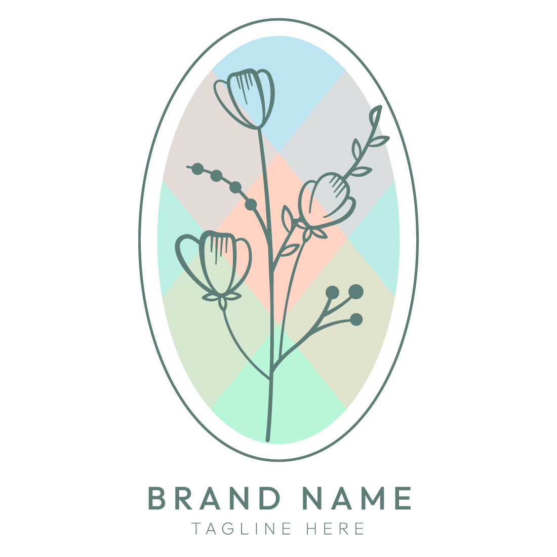 Minimalist Line Art Logo Design Bundle for Fashion, Beauty, and Nature Brands preview image.