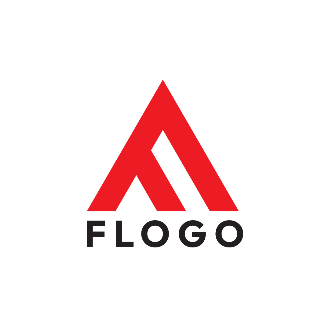F Triangle Logo Design Collection - Elevate Your Brand Identity preview image.