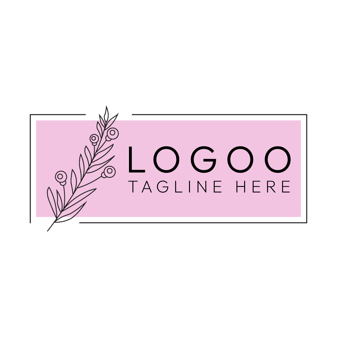 Minimalist Line Art Logo Bundle for Nature, Fashion, and Beauty Brands preview image.