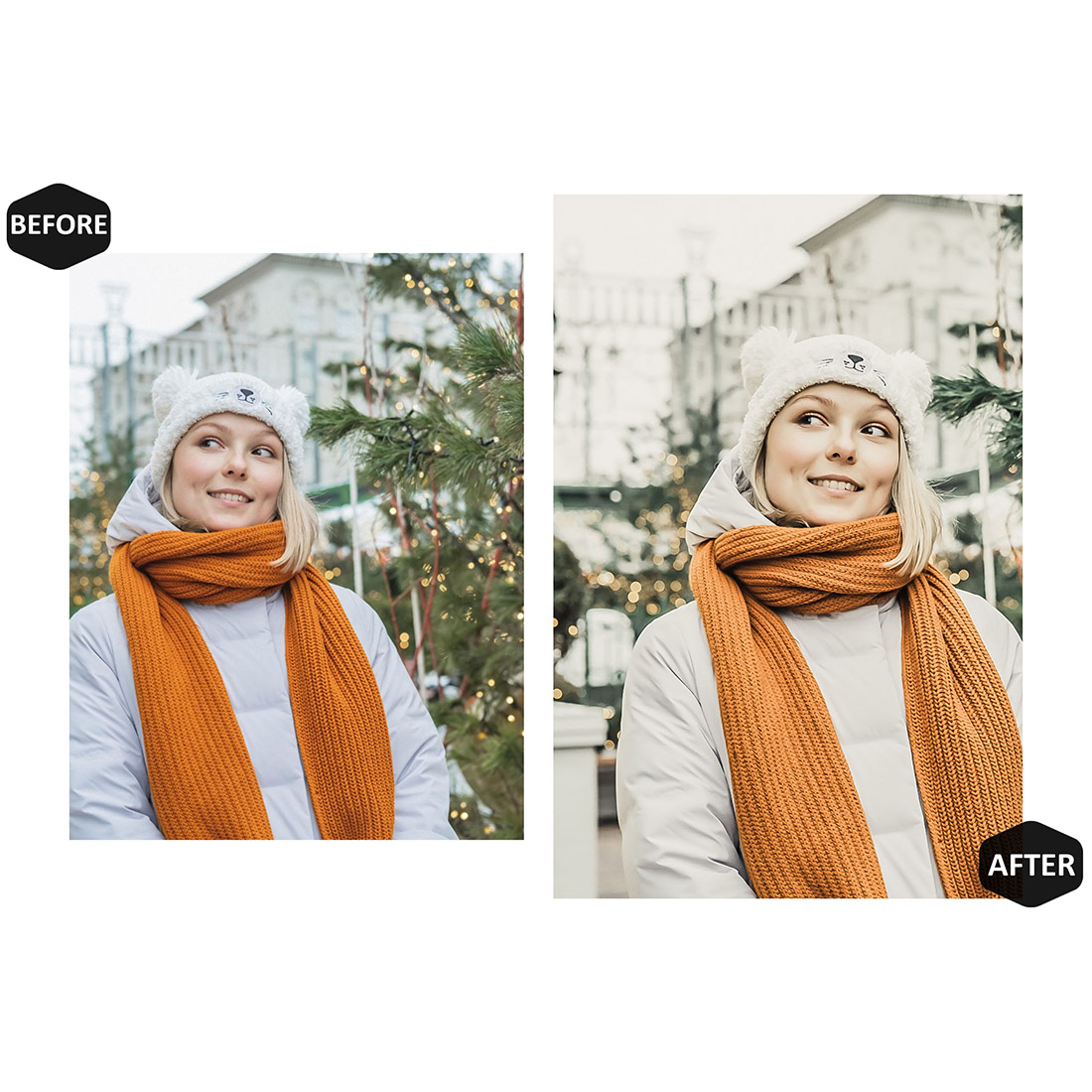 12 Photoshop Actions, A Memorable December Ps Action, Christmas ACR Preset, Holiday Ps Filter, Atn Portrait And Lifestyle Theme For Instagram, Blogger preview image.