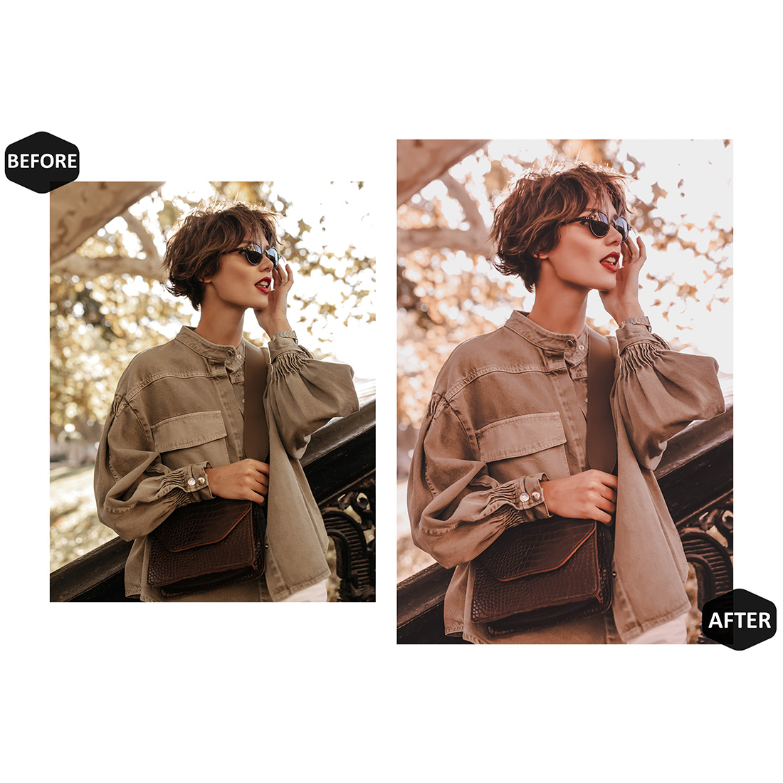 12 Photoshop Actions, Trendy Street Ps Action, Model Style ACR Preset, Matte Ps Filter, Atn Portrait And Lifestyle Theme Instagram Blogger preview image.