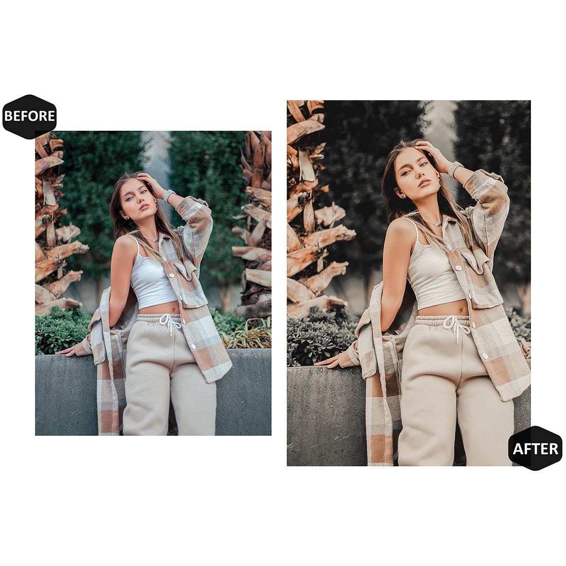12 Photoshop Actions, Autumn Magic Ps Action, Brown ACR Preset, Season Fall Ps Filter, Atn Portrait And Lifestyle Theme For Instagram, Blogger preview image.