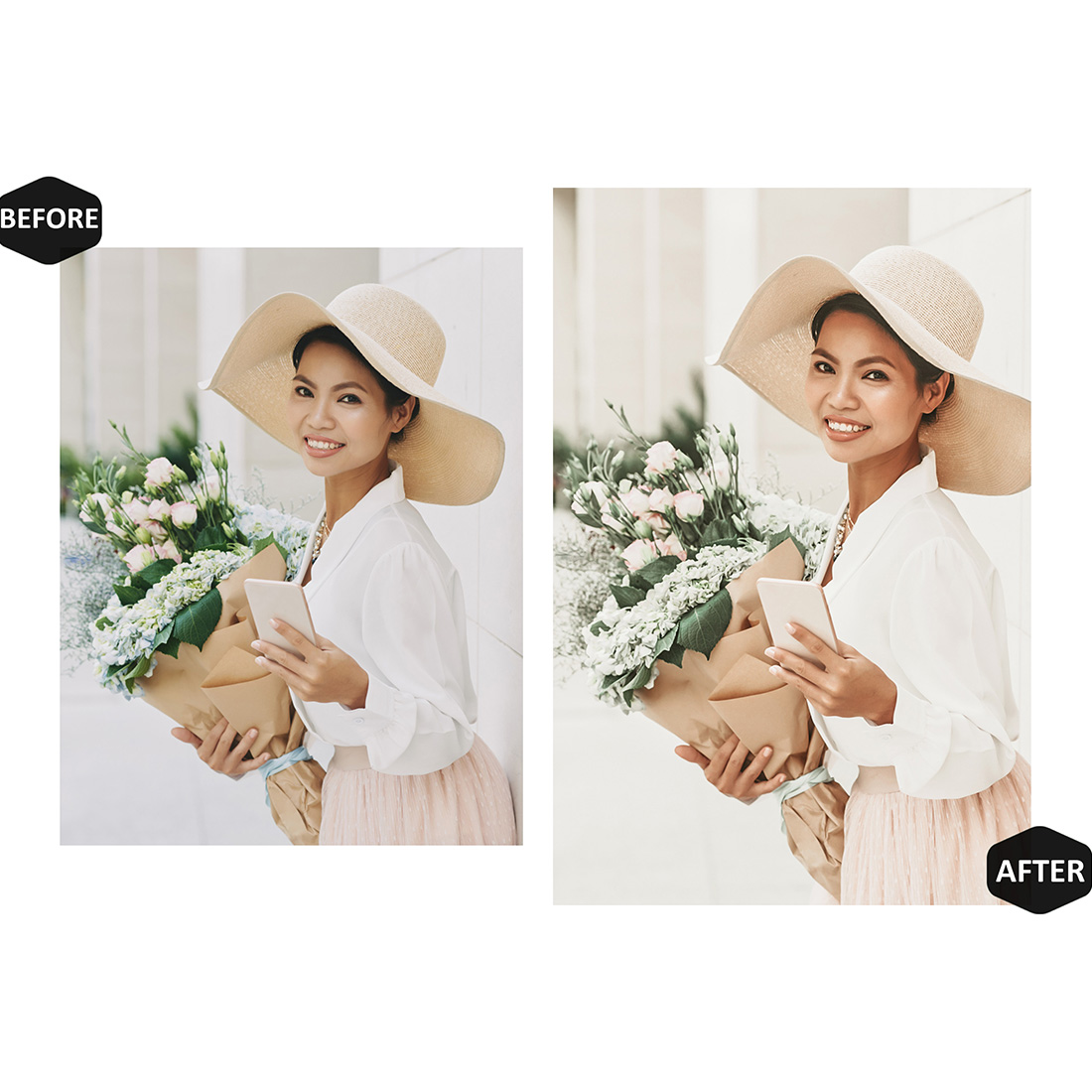 12 Photoshop Actions, Girly Spring Ps Action, Espresso ACR Preset, Bright Cream Ps Filter, Atn Portrait And Lifestyle Theme For Instagram, Blogger preview image.