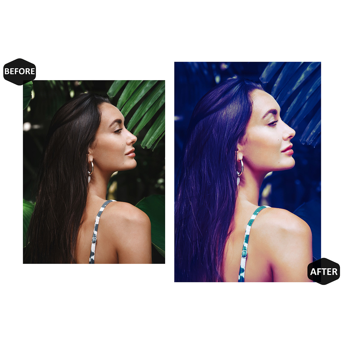 12 Photoshop Actions, Sapphire Ps Action, Blue dark ACR Preset, jungle Ps Filter, Portrait And Lifestyle Theme For Instagram, Blogger preview image.