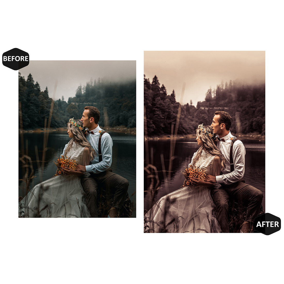 12 Photoshop Actions, Bohemian Lovely Ps Action, Bright ACR Preset, Cool Dark Ps Filter, Boho Pictures And style Theme For Instagram, Blogger preview image.