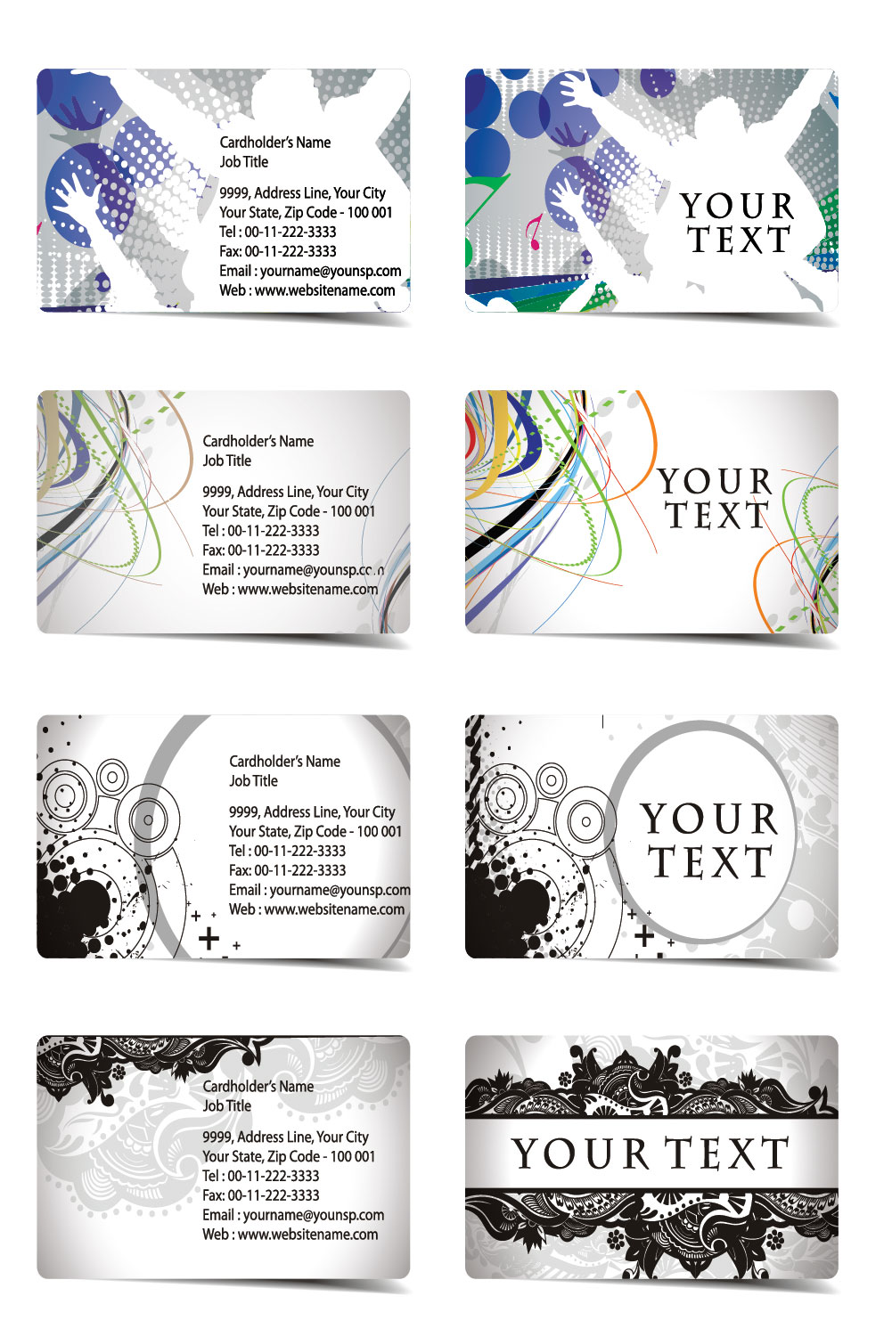 Visiting Cards pinterest preview image.