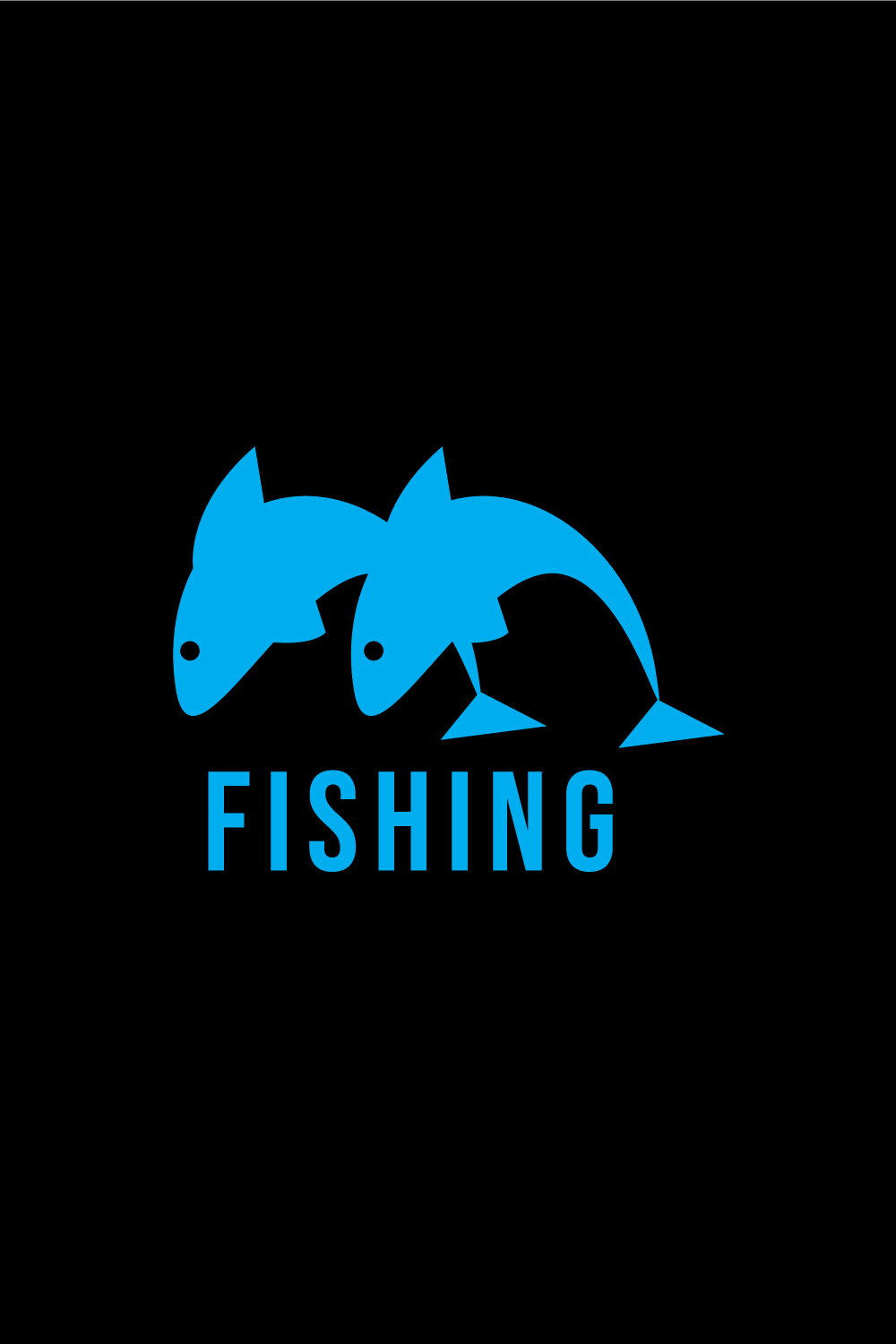 Fish Logo Design Bundle pinterest preview image.