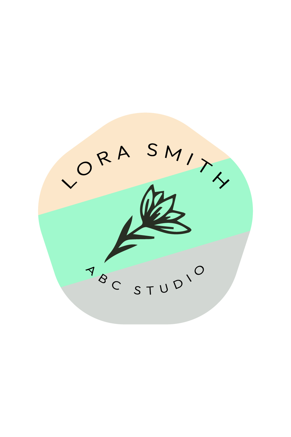 Minimalist Line Art Design Studio Logo Collection pinterest preview image.