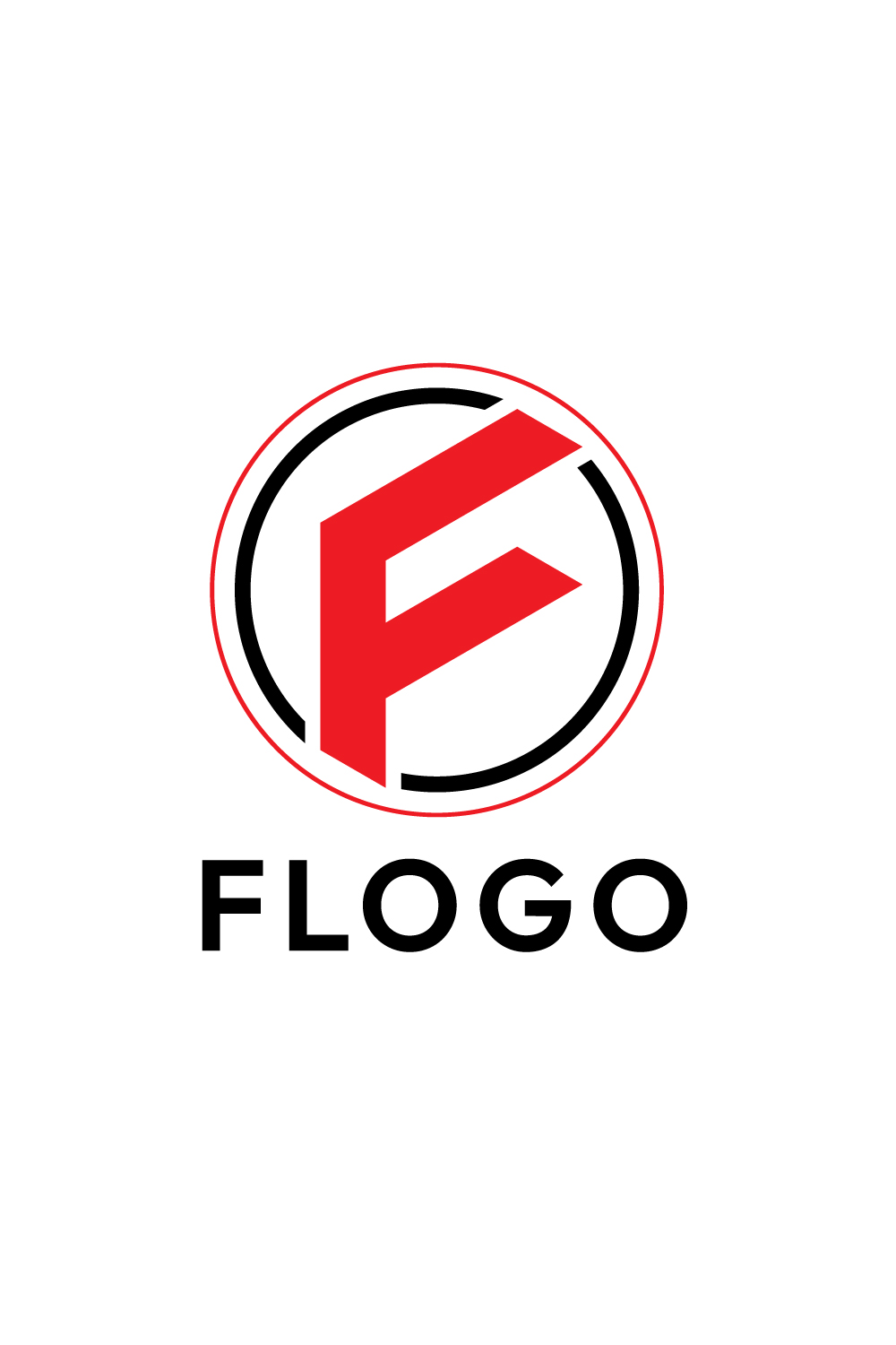 F Logo Design Bundle: Elevate Your Brand with Versatile Focused Designs pinterest preview image.