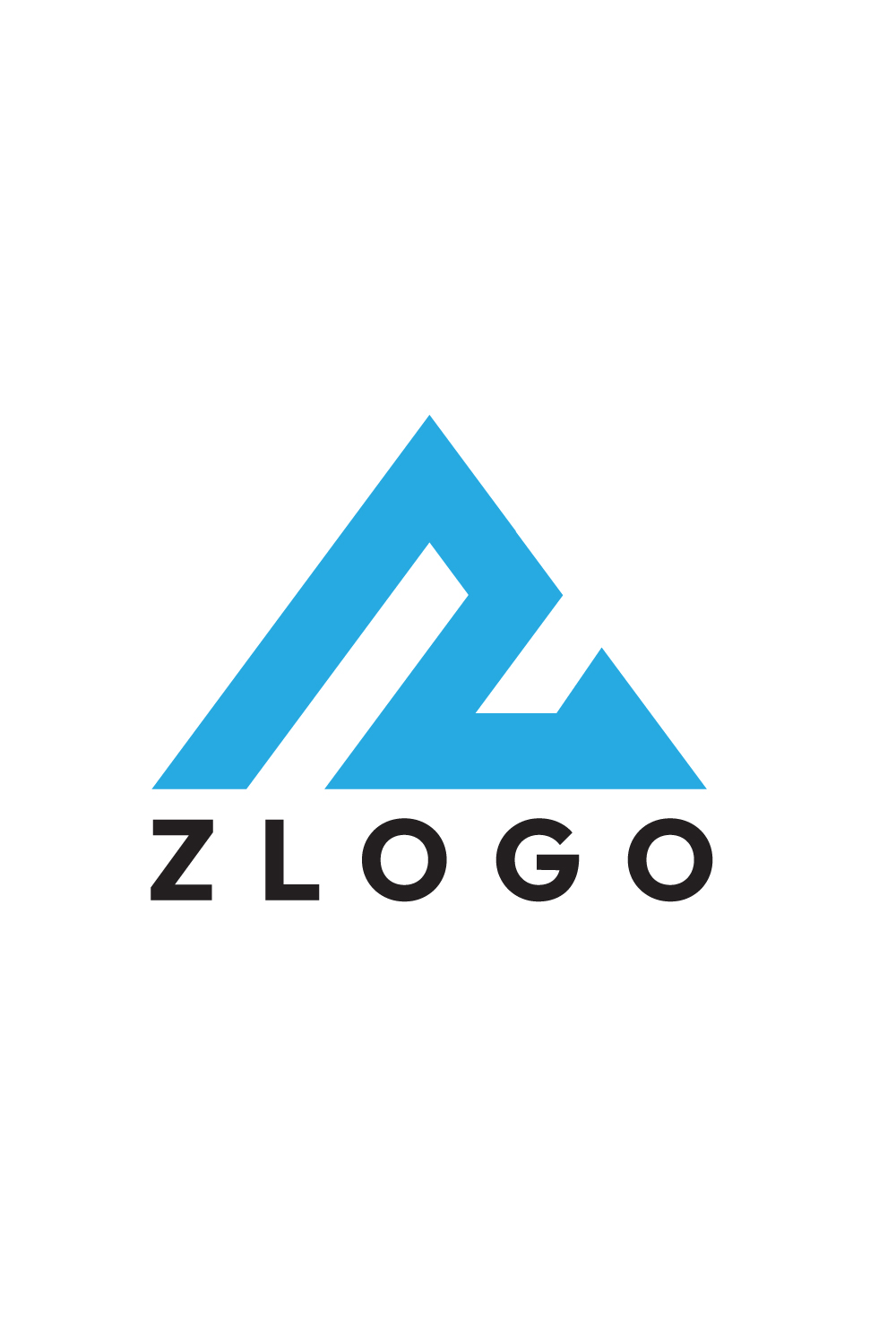 Z Triangle Logo Design Bundle: Master Your Brand Identity pinterest preview image.