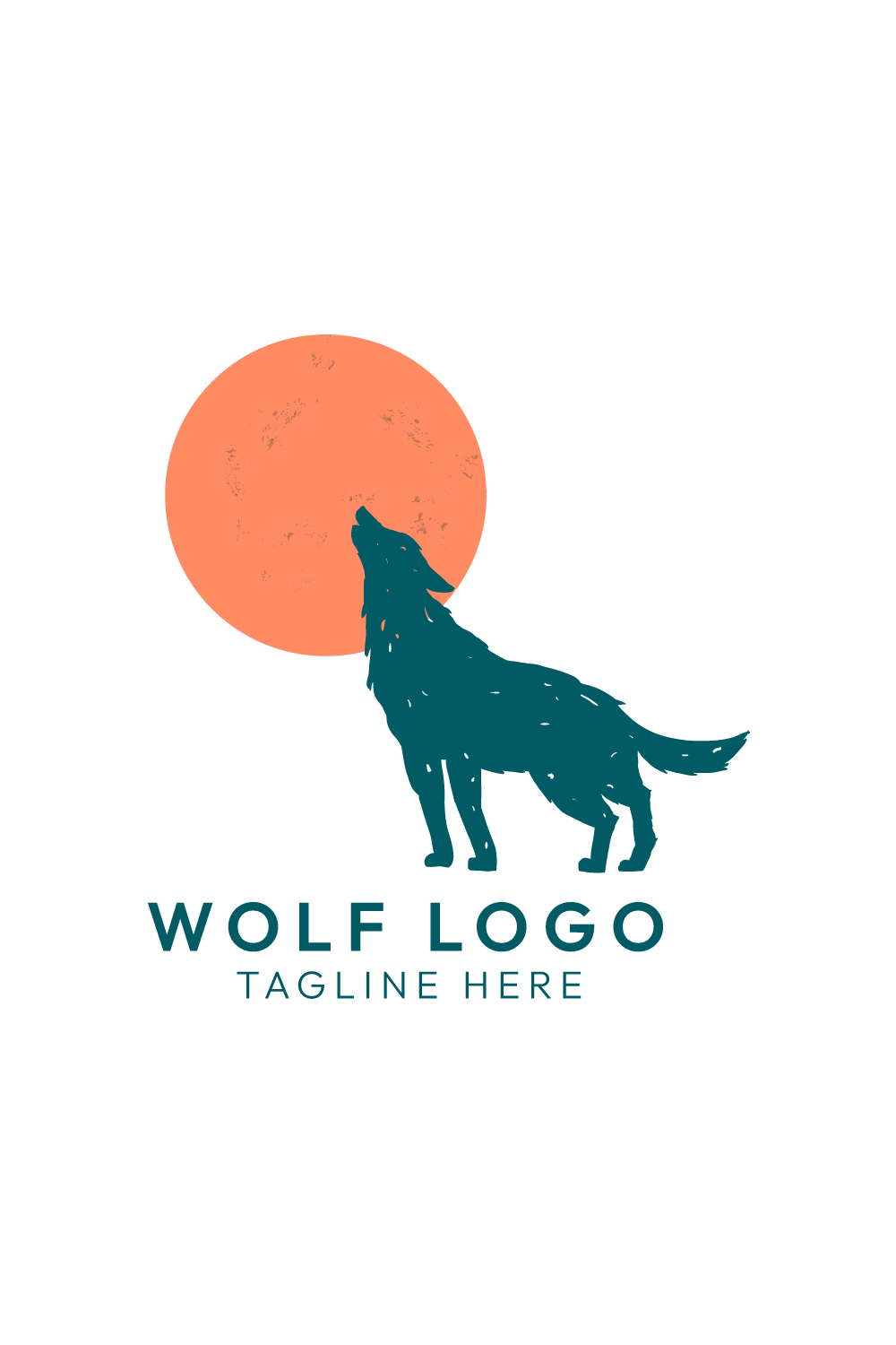 Exclusive Wolf Logo Design Bundle - Master Collection pinterest preview image.