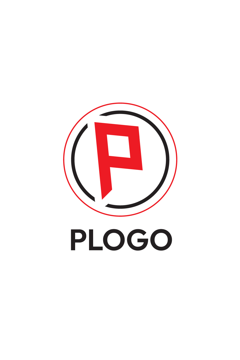 Premium P Logo Design Bundle: Elevate Your Brand Identity! pinterest preview image.