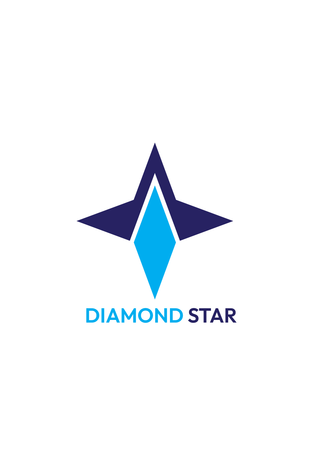 Shine Bright with Our Star and Diamond Logo Design Master Bundle pinterest preview image.