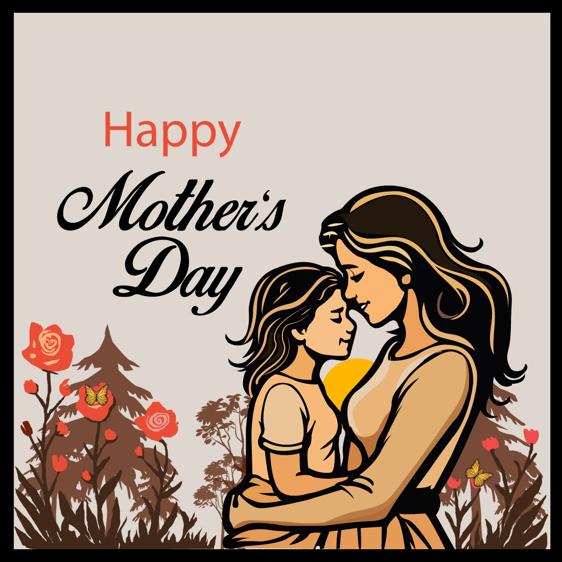 Mother's Day Template cover image.