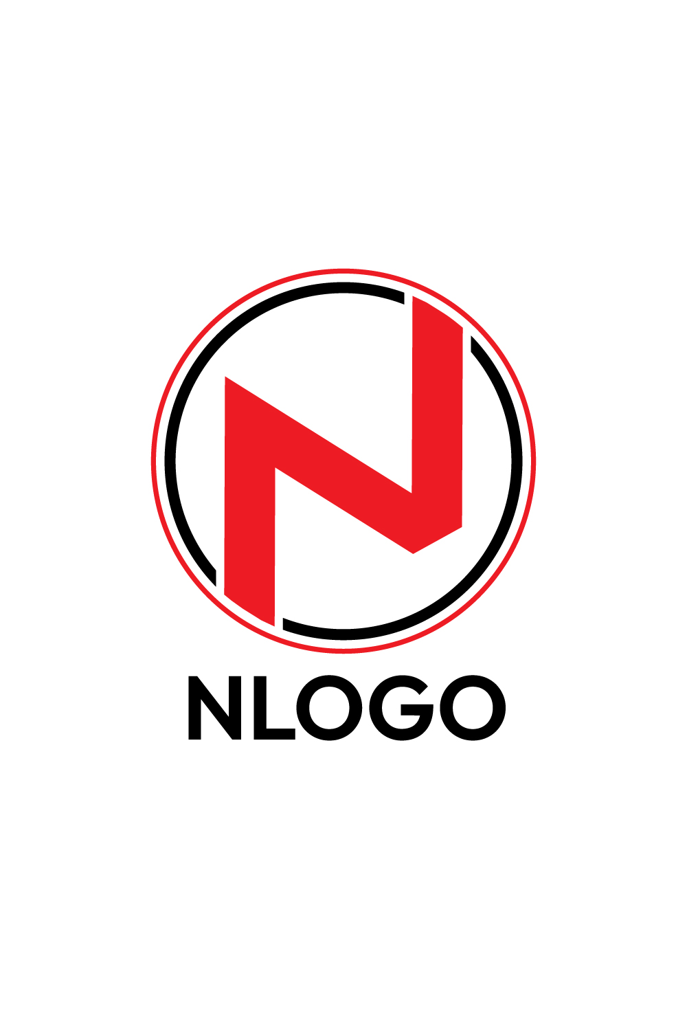 N Logo Design Collection – Elevate Your Branding pinterest preview image.