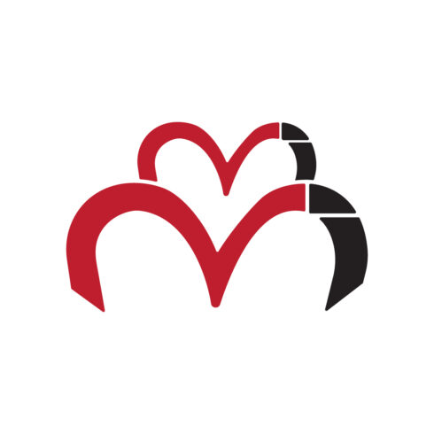 Professional MI letters logo design M letters logo monogram icon design MM logo best company identity cover image.