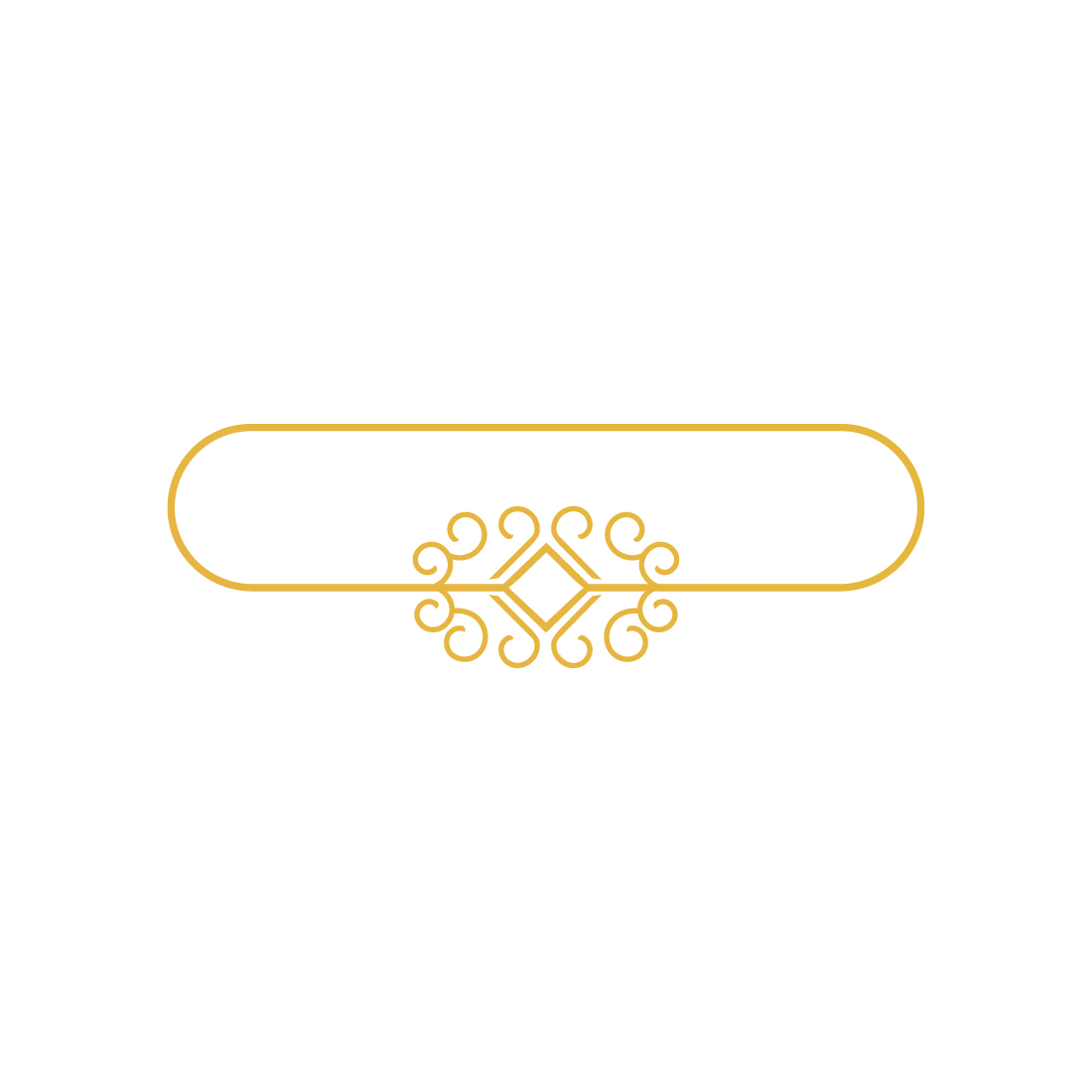 Abstract logo design vector icon Golden color best icon preview image.