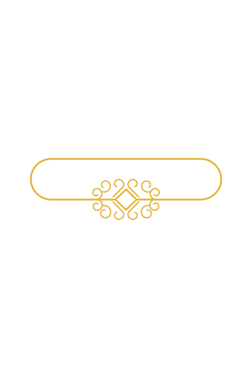 Abstract logo design vector icon Golden color best icon pinterest preview image.