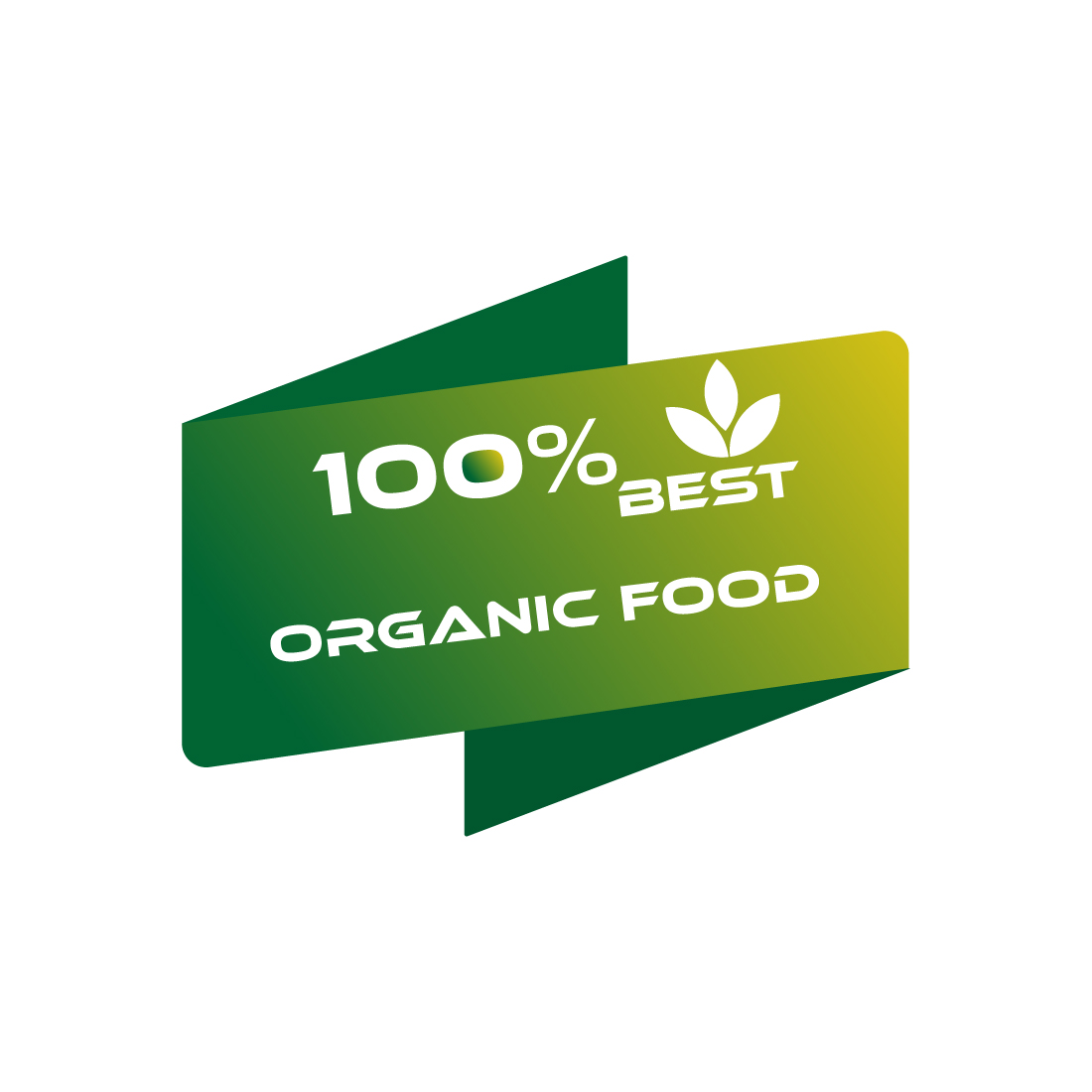 professional Organic food logo design vector images Natural Food logo design, Halal food logo design Green leaf logo icon design Vigan food logo preview image.