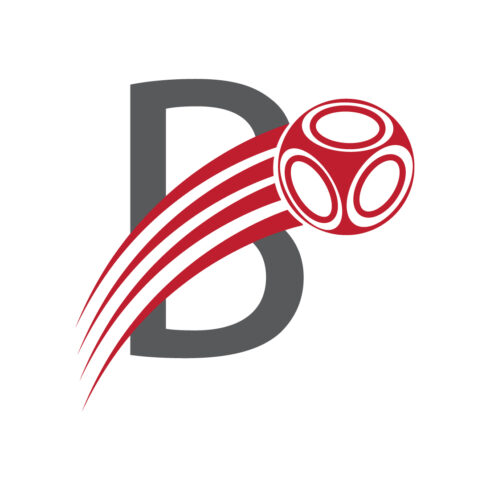 Initials B letters sports logo design images B sports logo design B letters logo monogram icon cover image.