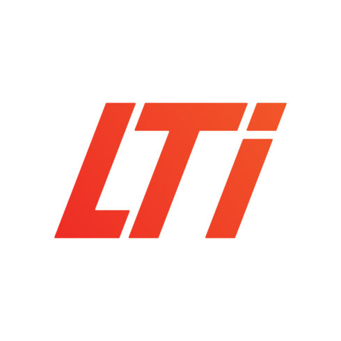 LTI letters logo design vector images ITL logo orange color icon Abstract LI logo design cover image.