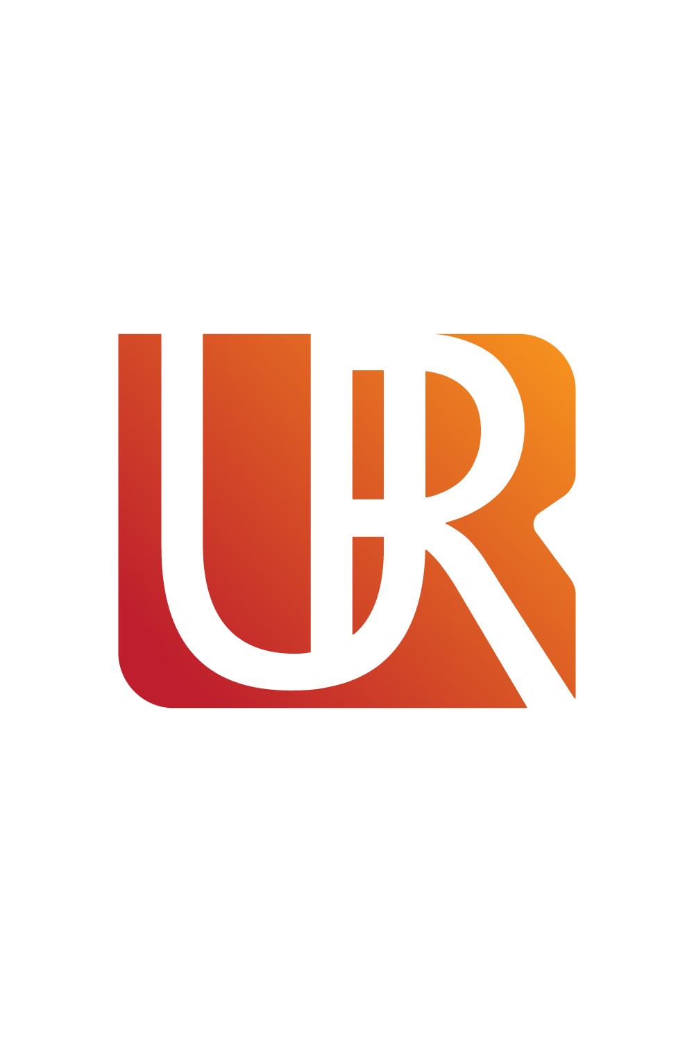 UR letters logo design vector images RU logo monogram template design UR logo orange color best company identity pinterest preview image.