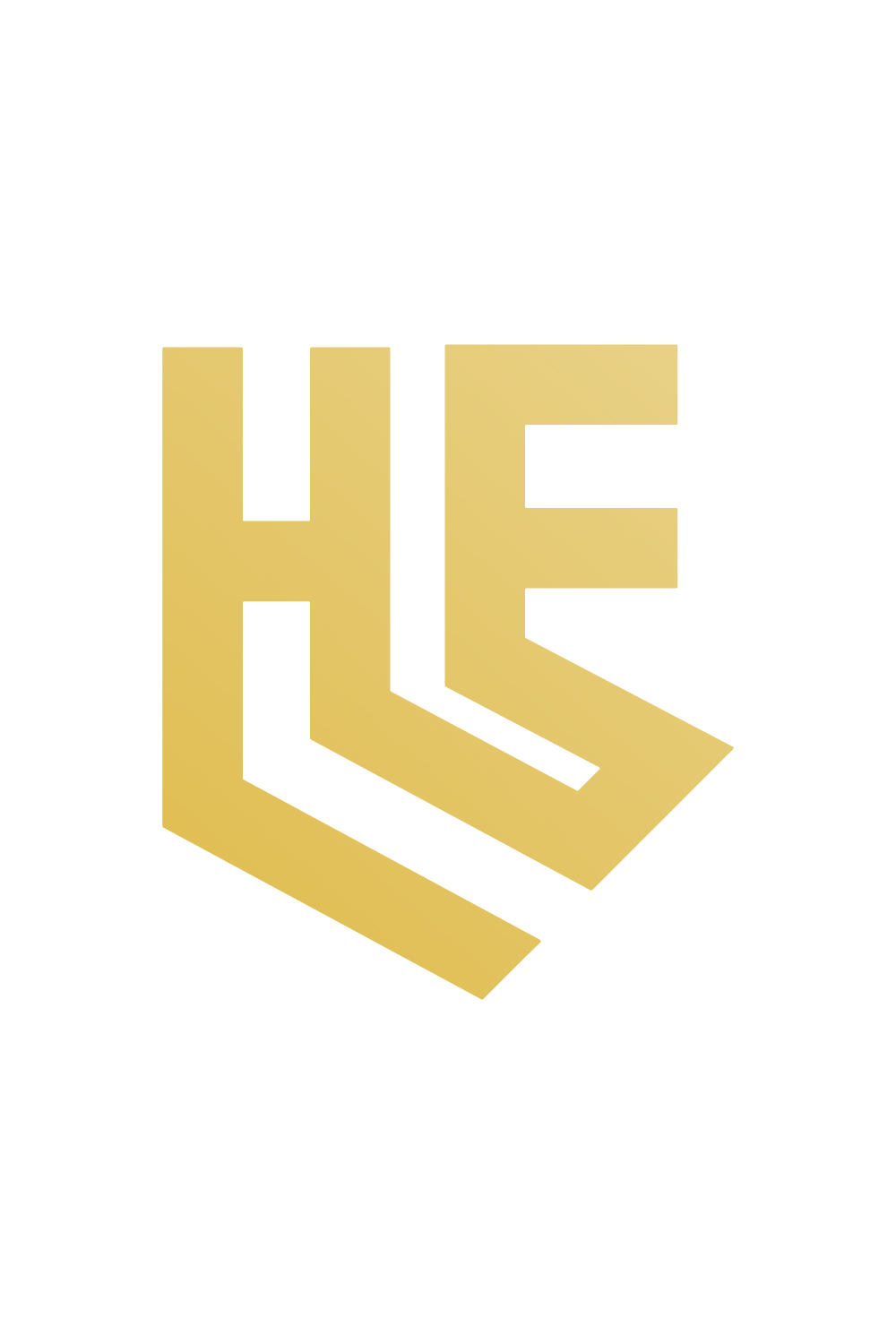 HF letters logo design, HF logo golden color vector icon FH best logo company royalty pinterest preview image.