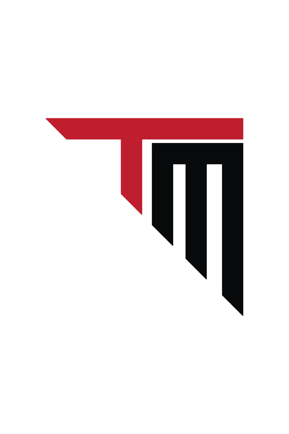 Initials TM logo design TM letters logo design vector template images design MT logo black and red color best company identity pinterest preview image.