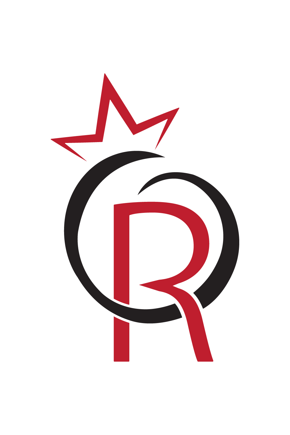 Luxury R Crown logo design R letters logo design R logo iconic design pinterest preview image.