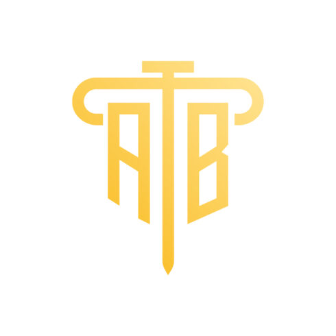 AB letters logo design template vector arts BA logo golden color best icon design AB best logo monogram company identity cover image.