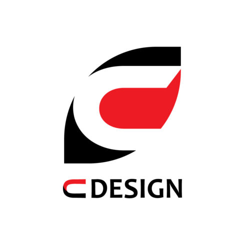 Initials C letter logo design vector images C leaf logo design red, black and white color icon cover image.