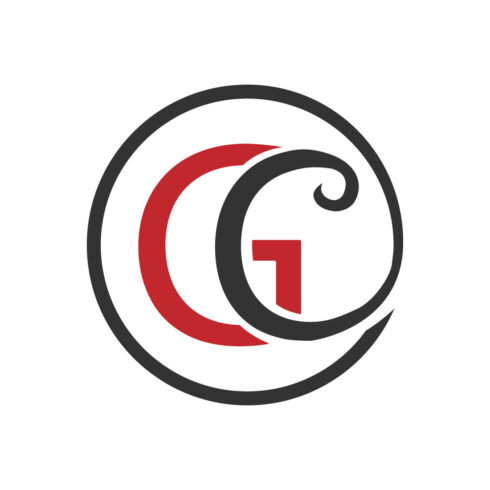 GC circle logo design GC letters logo circle logo vector template icon CG logo monogram design OGC logo design cover image.