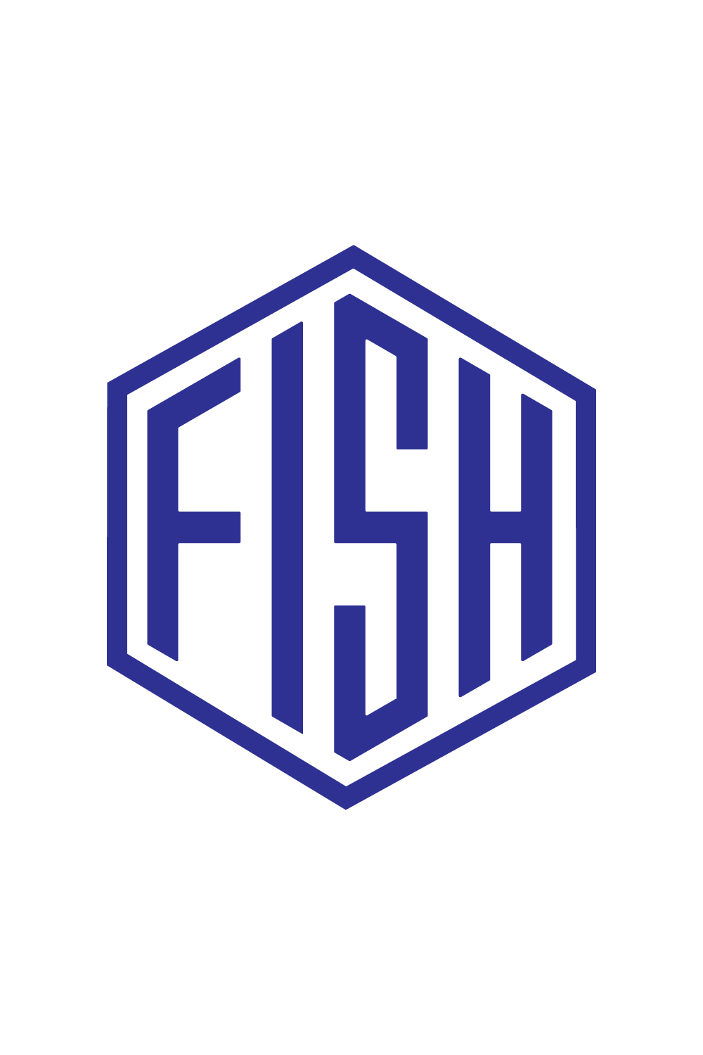 Fish logo design vector images FISH logo monogram icon design Polygon fish logo best icon pinterest preview image.