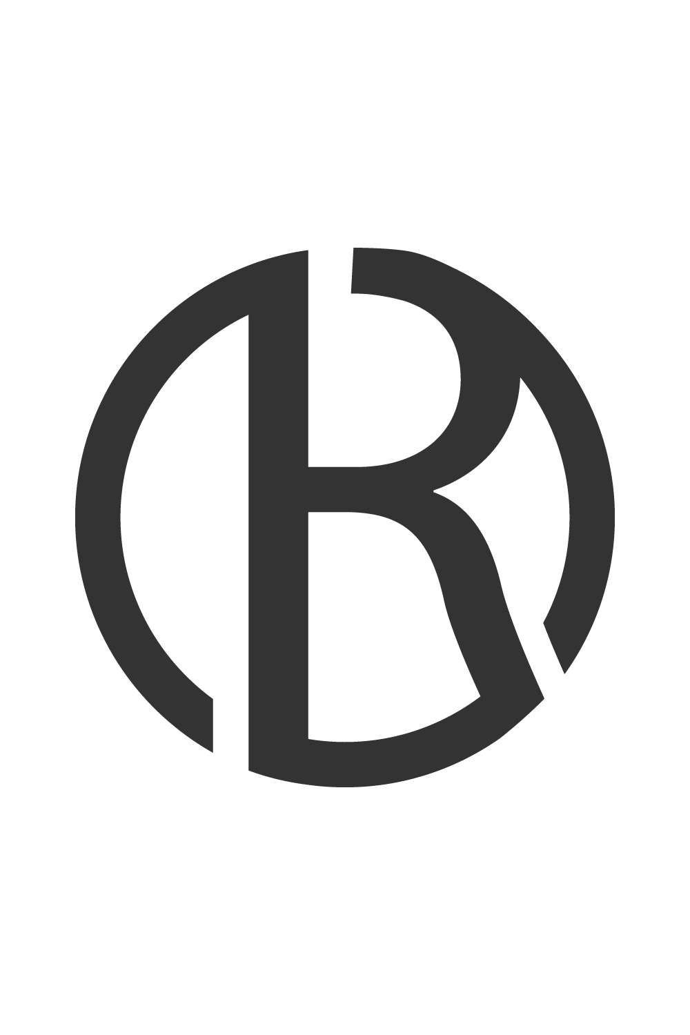 Professional OR letters logo vector images design R logo design circle icon black color R letter logo best identity pinterest preview image.