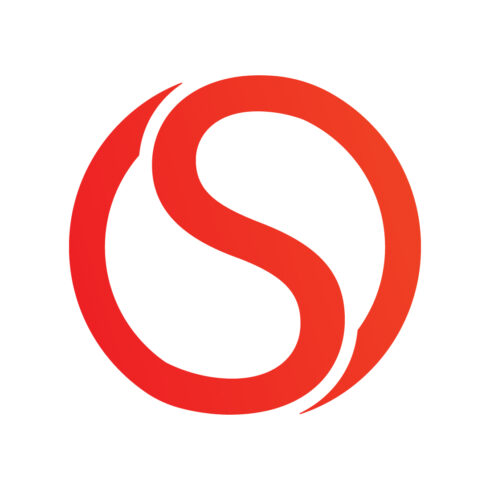 Initial S letters logo design vector orange color best company identity S logo template icon design cover image.