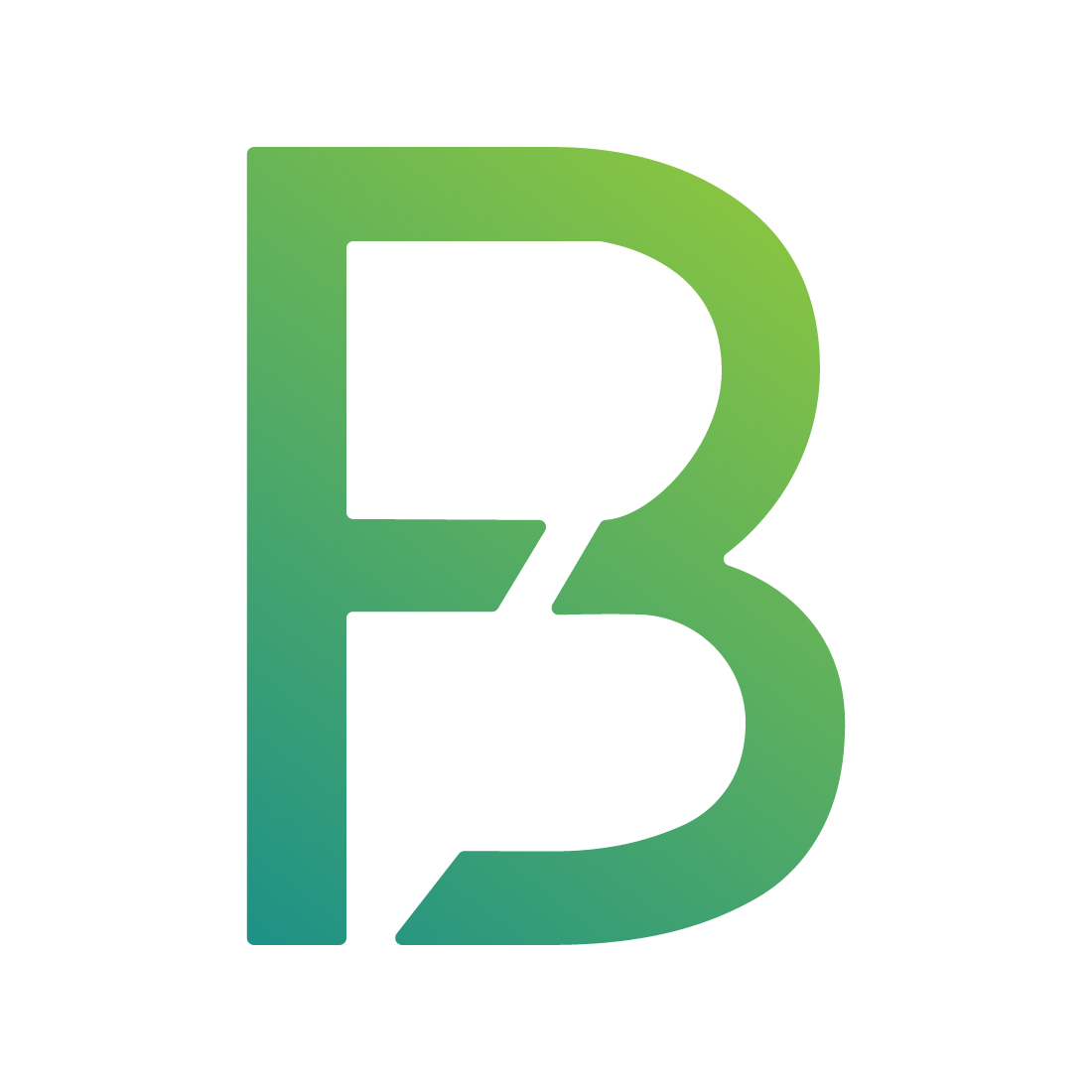 Initials FB letters logo design vector template arts FB logo design green color iconic design BF best logo monogram design preview image.