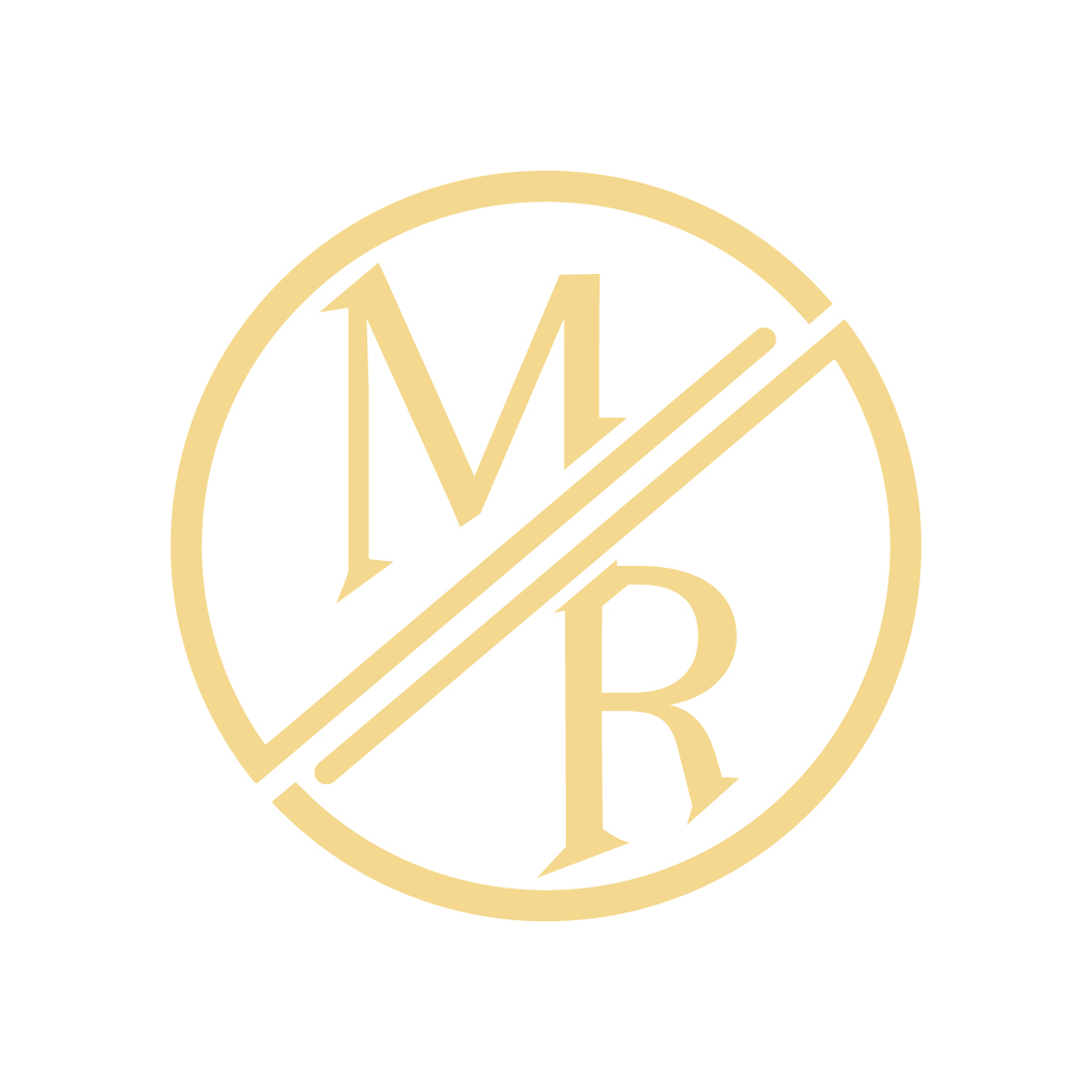 Luxury MR letters logo design vector images MR logo circle logo monogram illustration RM logo best identity preview image.
