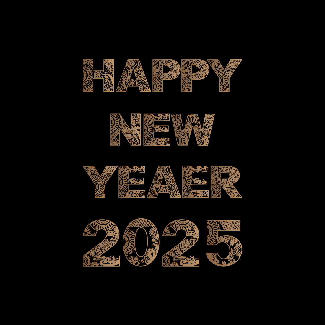 Happy New year T-shirt design Happy new year logo design vector images design preview image.
